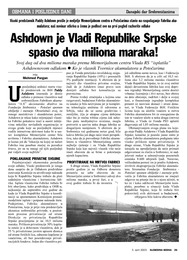 Ashdown je Vladi Republike Srpske spasio dva miliona maraka!