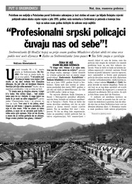 Profesionalni srpski policajci čuvaju nas od sebe