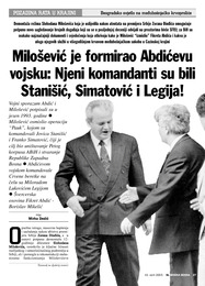 Milošević je formirao Abdićevu vojsku: Njeni komandanti su bili Stanišić, Simatović i Legija!