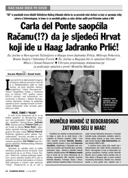 Carla del Ponte saopćila  Račanu(!?) da je sljedeći Hrvat  koji ide u Haag Jadranko Prlić!