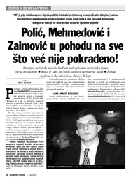 Polić, Mehmedović i Zaimović u pohodu na sve što već nije pokradeno