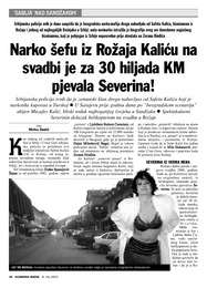 Narko šefu iz Rožaja Kaliću na svadbi je za 30 hiljada KM  pjevala Severina