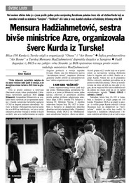 Mensura Hadžiahmetović, sestra bivše ministrice Azre, organizovala šverc Kurda iz Turske