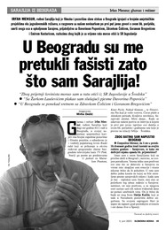 U Beogradu su me  pretukli fašisti zato  što sam Sarajlija