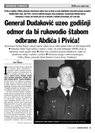 General Dudaković uzeo godišnji odmor da bi rukovodio štabom odbrane Abdića i Pivića