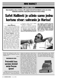 Safet Halilović je učinio samo jednu korisnu stvar: sahranio je Harisa