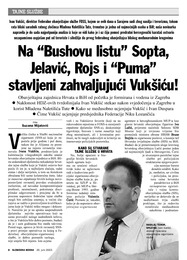 Na Bushovu listu Sopta, Jelavić, Rojs i Puma  stavljeni zahvaljujući Vukšiću