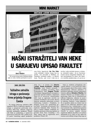 Haški istražitelj Van Heke  u Sarajevu upisao fakultet