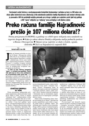 Preko računa familije Hajradinović prešlo je 107 miliona dolara