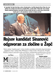 Rojsov kandidat Sinanović   odgovoran za zločine u Žepč u i nasilje u Drvaru