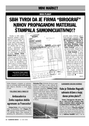 SBiH tvrdi da je firma “Birograf” njihov propagandni materijal Štampala samoinicijativno