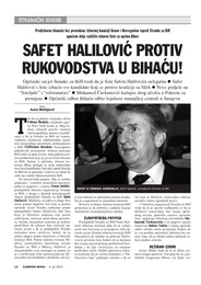 SAFET HALILOVIĆ PROTIV RUKOVODSTVA U BIHAĆU!