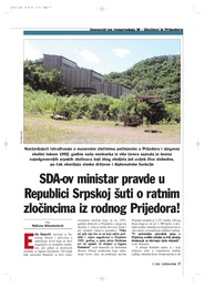 SDA-ov ministar pravde u Republici Srpskoj šuti o ratnim zločincima iz rodnog Prijedora!