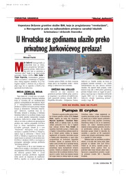 U Hrvatsku se godinama ulazilo preko privatnog Jurkovićevog prelaza!