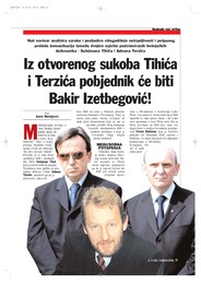 Iz otvorenog sukoba Tihića i Terzića pobjednik će biti Bakir Izetbegović!