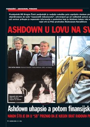 ASHDOWN U LOVU NA SVJEDOKE Ashdown uhapsio a potom finansijski uništio Luku Karadžića