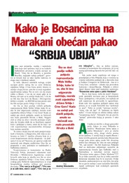 Kako je Bosancima na Marakani obećan pakao "SRBIJA UBIJA"