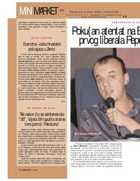 Pokušan atentat na Blažu Stevovića, prvog liberala Republike Srpske
