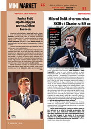 Milorad Dodik otvoreno rekao Harisu Silajđiću da je koalicija SNSD-a i Stranke ya BiH unaprijed osuđena na propast