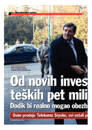 Od novih investicija teških pet milijardi eura Dodik bi realno mogao obezbijediti tek 10 posto!