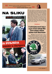 U saobraćajnoj nesreći koju je izazvao državni službenik Mišo Čavara potpuno uništeno službeno vozilo Škoda Octavia