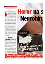 Horor na sarajevskoj Neurohirurgiji /II/