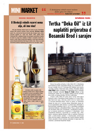 Tvrtka “Deka Oil” iz Lihtenštajna nije uspjela naplatiti prijeratna dugovanja Rafinerije Bosanski Brod i sarajevskog “Energopetrola”