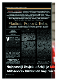 Vladimir Popović Beba Đinđićev naasljednik u borbi protiv mafije