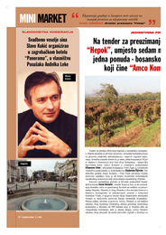 Na tender za preuzimanje mostarske kompanije “Hepok”, umjesto sedam najavljenih, pristigla samo jedna ponuda bosansko-srbijanskog konzorcija koji čine “Amco Komerc” i “Vino Župa”