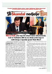 Milorad Dodik, prije nego što ustupi traženu dokumentaciju,  traži od Tužiteljstva BiH da mu otkrije protiv koga će voditi istragu o izgradnji zgrade Vlade RS?!
