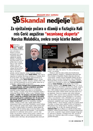 Za vještačenje požara u džamiji u Fazlagića Kuli reis Cerić angažirao „nezavisnog eksperta“ Narcisa Mulabdića, svekra svoje kćerke Amine!