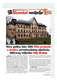 Novu godinu lider SDA Tihić proslavio u društvu privatizacijskog pljačkaša, SDA-ovog miljenika Alije Budnje