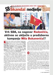 Vrh SDA, na nagovor Radončića, aktivno se uključio u predizbornu kampanju Mila Đukanovića!?