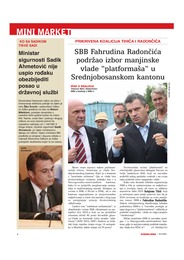 SBB Fahrudina Radončića podržao izbor manjinske vlade „platformaša“ u Srednjobosanskom kantonu