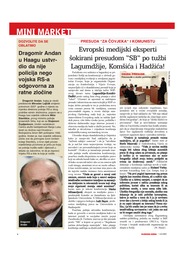 Evropski medijski i pravni eksperti šokirani presudom „Slobodnoj Bosni“ po tužbi Lagumdžije, Komšića i Hadžića!
