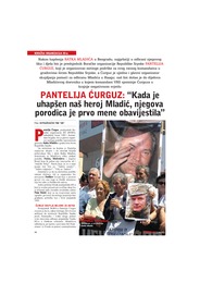 PANTELIJA ĆURGUZ: “Kada je uhapšen naš heroj Mladić, njegova porodica je prvo mene obavijestila”